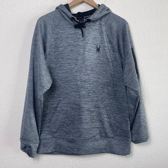 Spyder ProWeb Hoodie – Size Medium – Gray – Style SPM803 - Picture 2 of 11